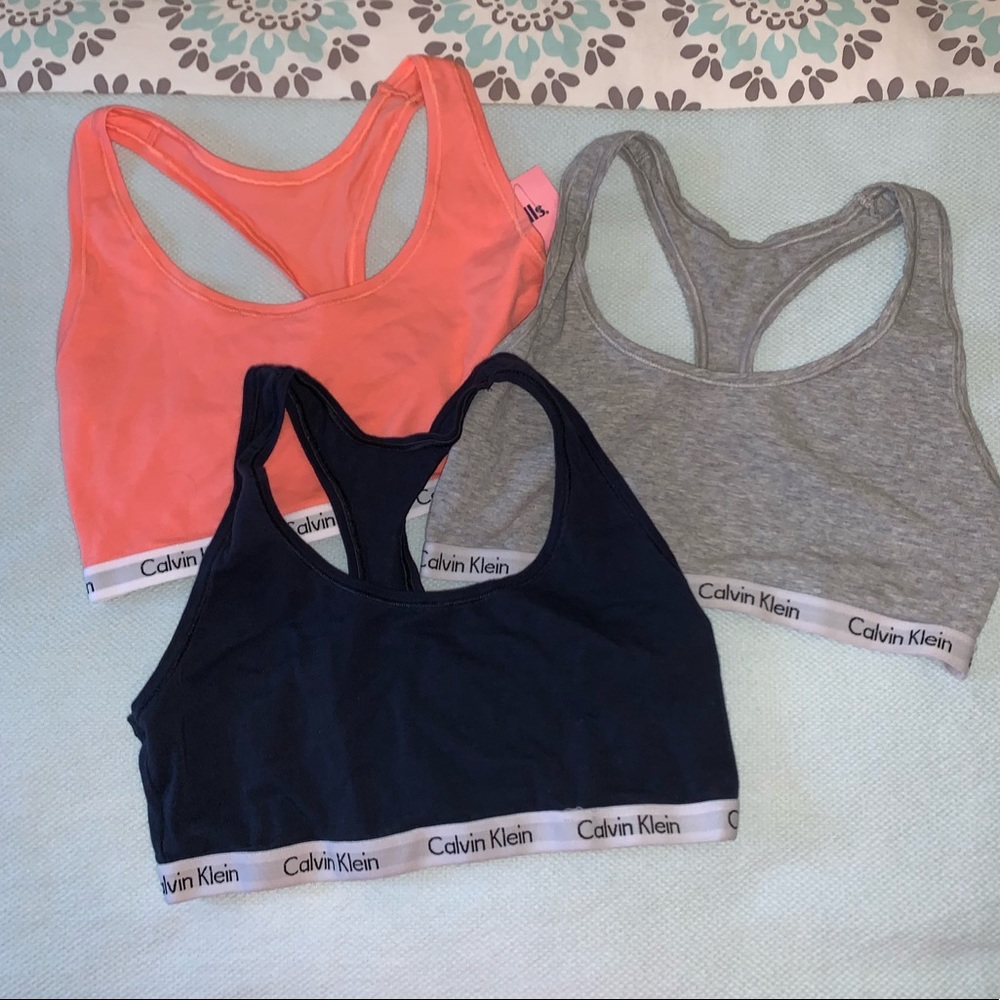 Calvin Klein sports bras